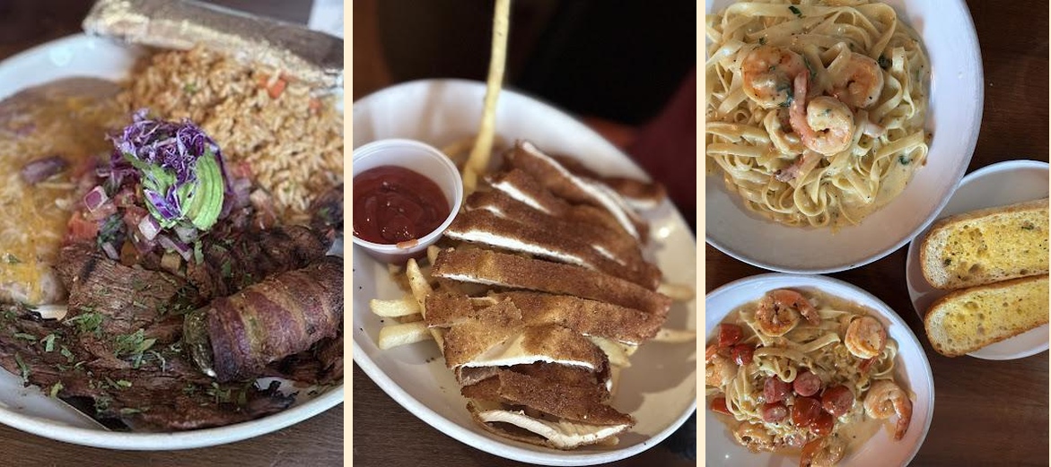 El Paraiso Mexican-Italian Restaurant Menu