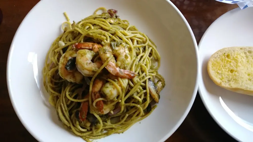 Shrimp Culichi w Pasta